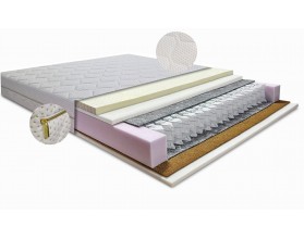 Materac kieszeniowy LUISA MEGA 27 cm - POCKET 18 cm + KOKOS + LATEKS...